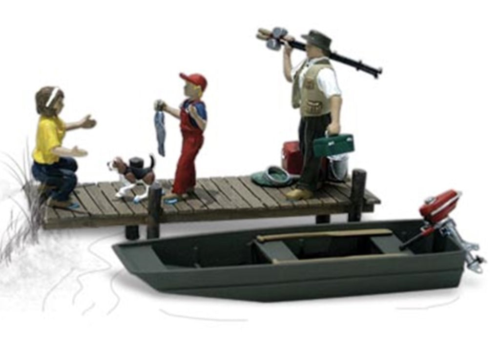 Scenic Accents - Family Fishing - HO Scale
