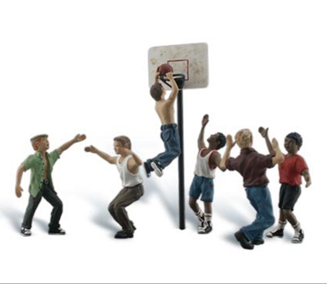 Scenic Accents - Shootin' Hoops - HO Scale
