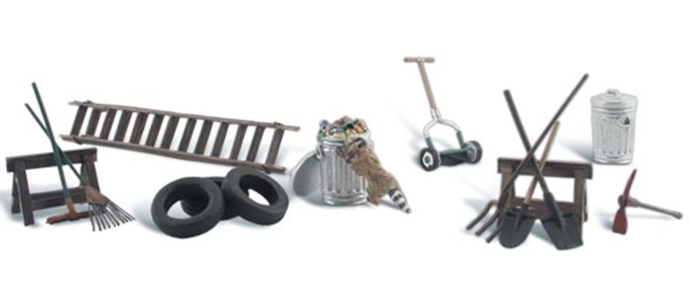 Scenic Accents - Garage Treasures - HO Scale