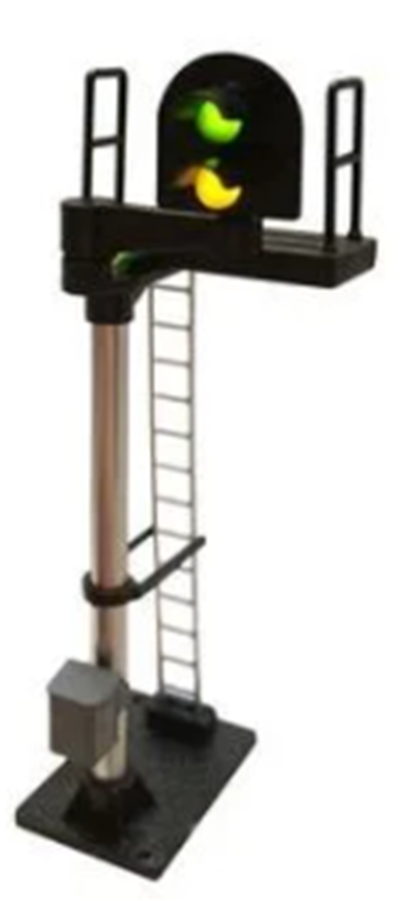 2 ASPECT DISTANT (Y/G) STANDARD RIGHT OFFSET ROUND HEAD