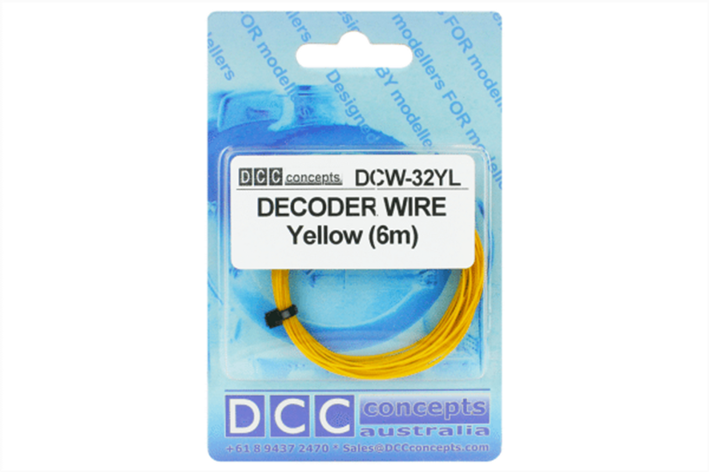 DCW-32YL Wire Decoder Stranded 6m (32g) Yellow