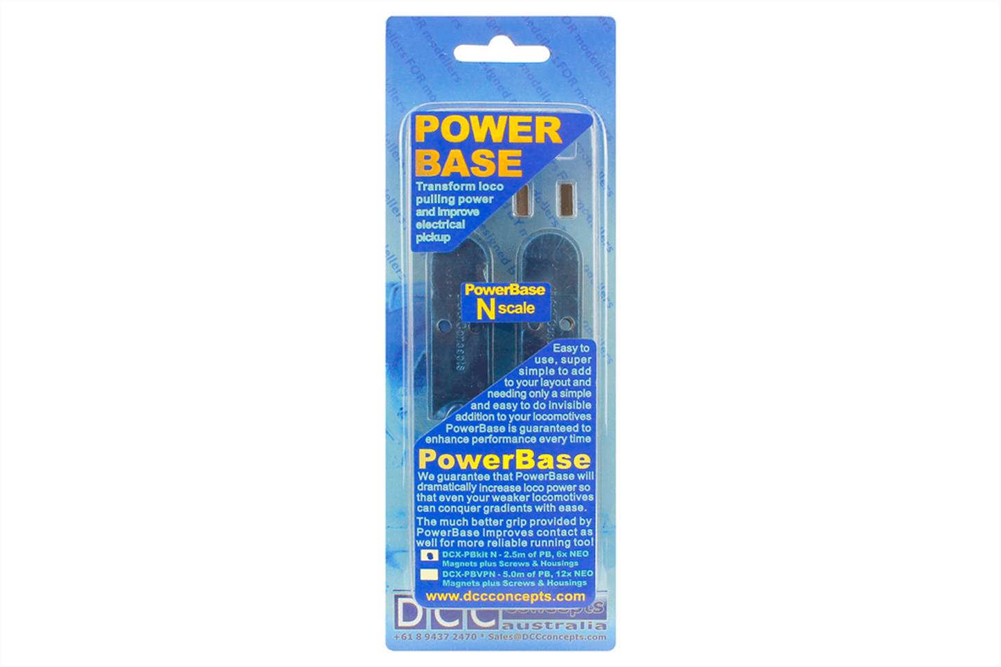 DCX-PBKIT DCC Concepts Powerbase OO Starter Kit (2.5m & 6 Magnets)