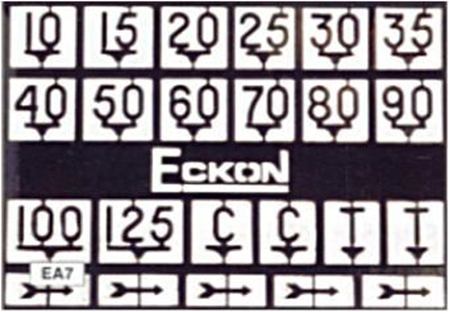 Speed Restriction Sign Kit