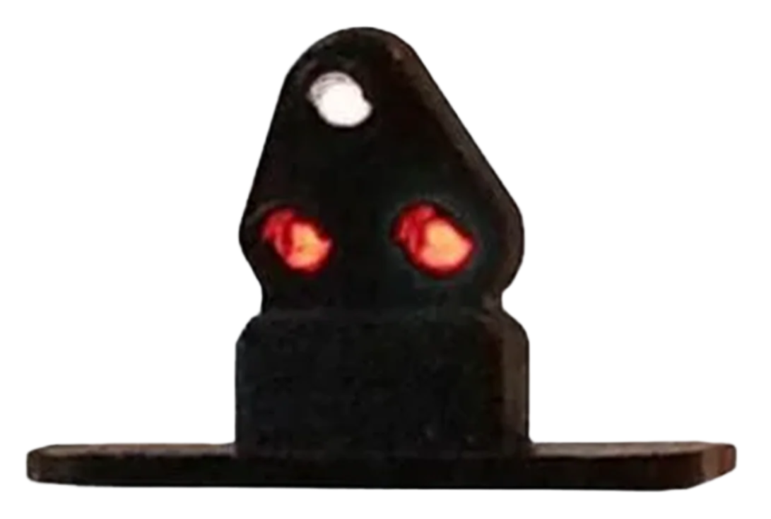 2 red 1 white ground signal