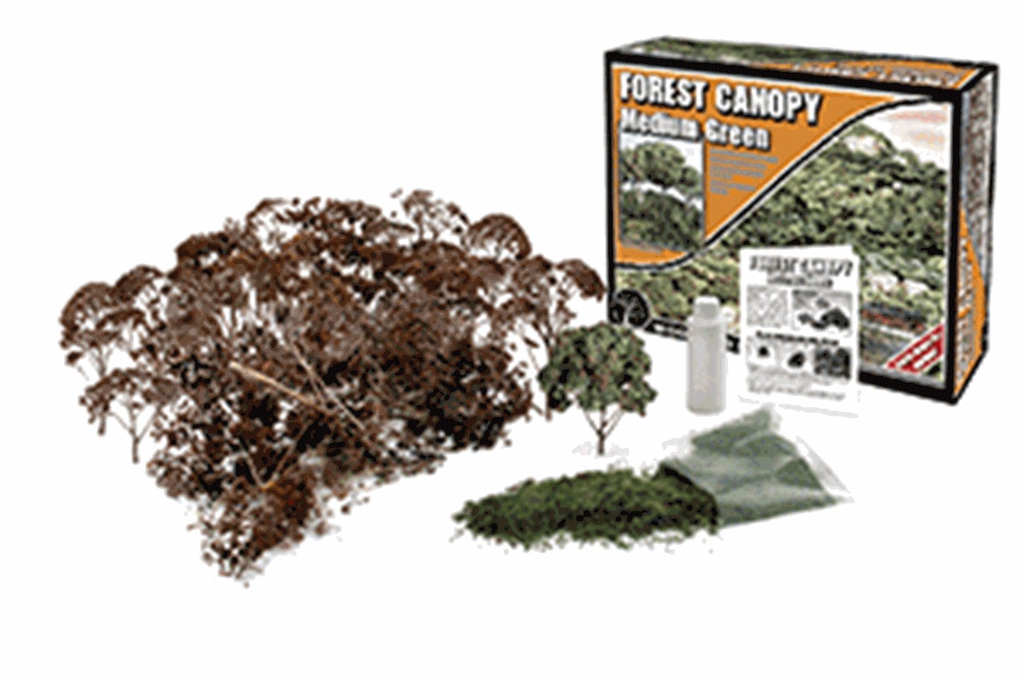 F1661 Medium Green Forest Canopy