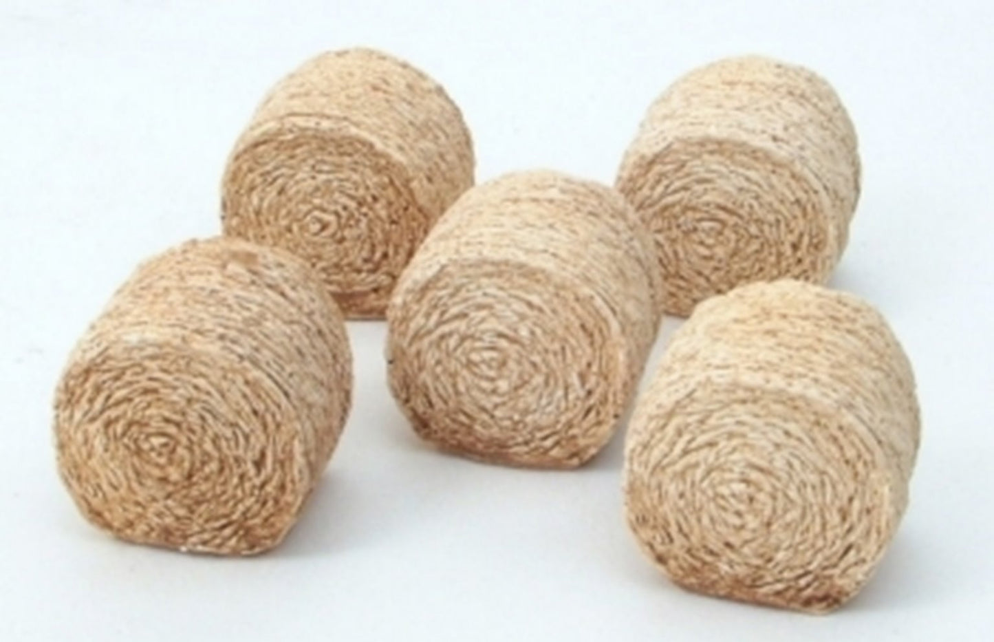 Five Round Hay Bales