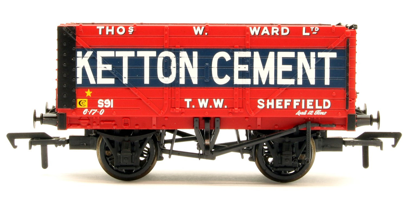 8 Plank End Door Wagon 'Ketton Cement' No.91
