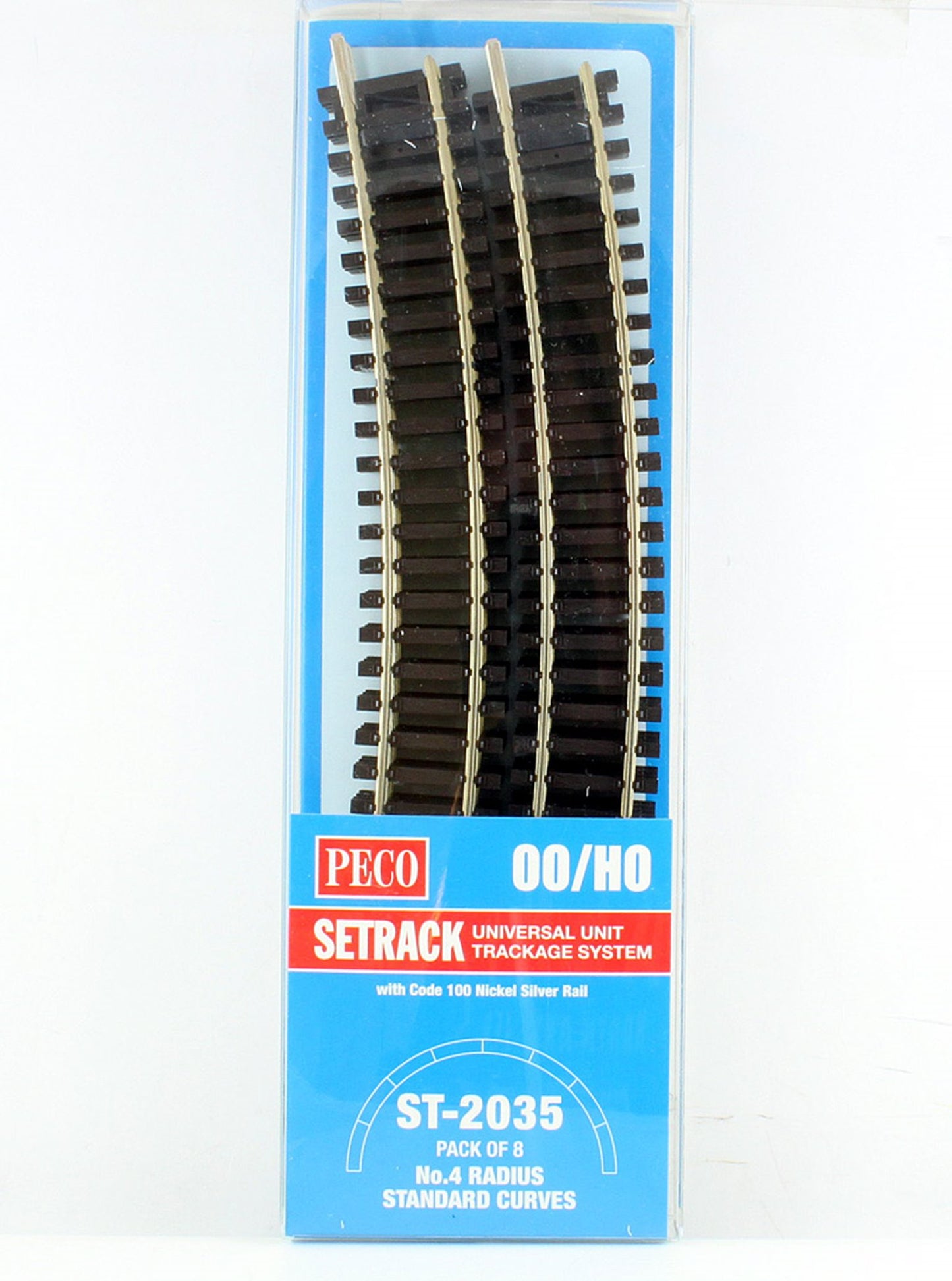 ST2035 - Code 100 - Fourth radius Standard Curves X8