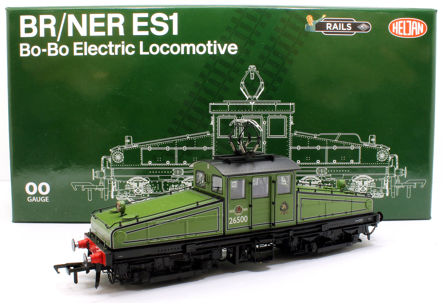 North Eastern Railway ES1 BR Lined Green (Late Crest) Bo-Bo Electric Locomotive No.26500