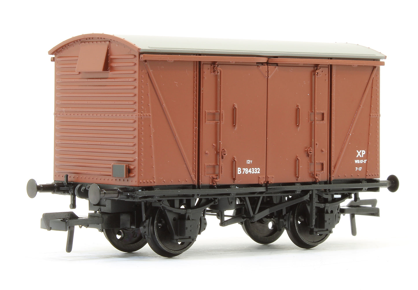 BR 12T 'Vanwide' Ventilated Van BR Bauxite (Early) No.B784332