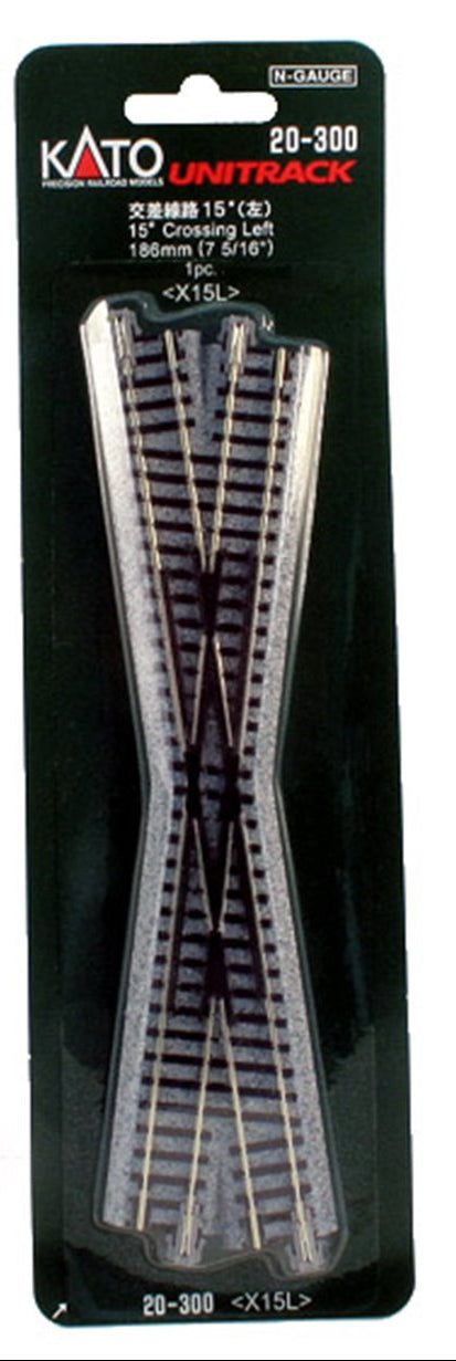 Kato 20-300 Crossing Left 186mm 15 Deg.
