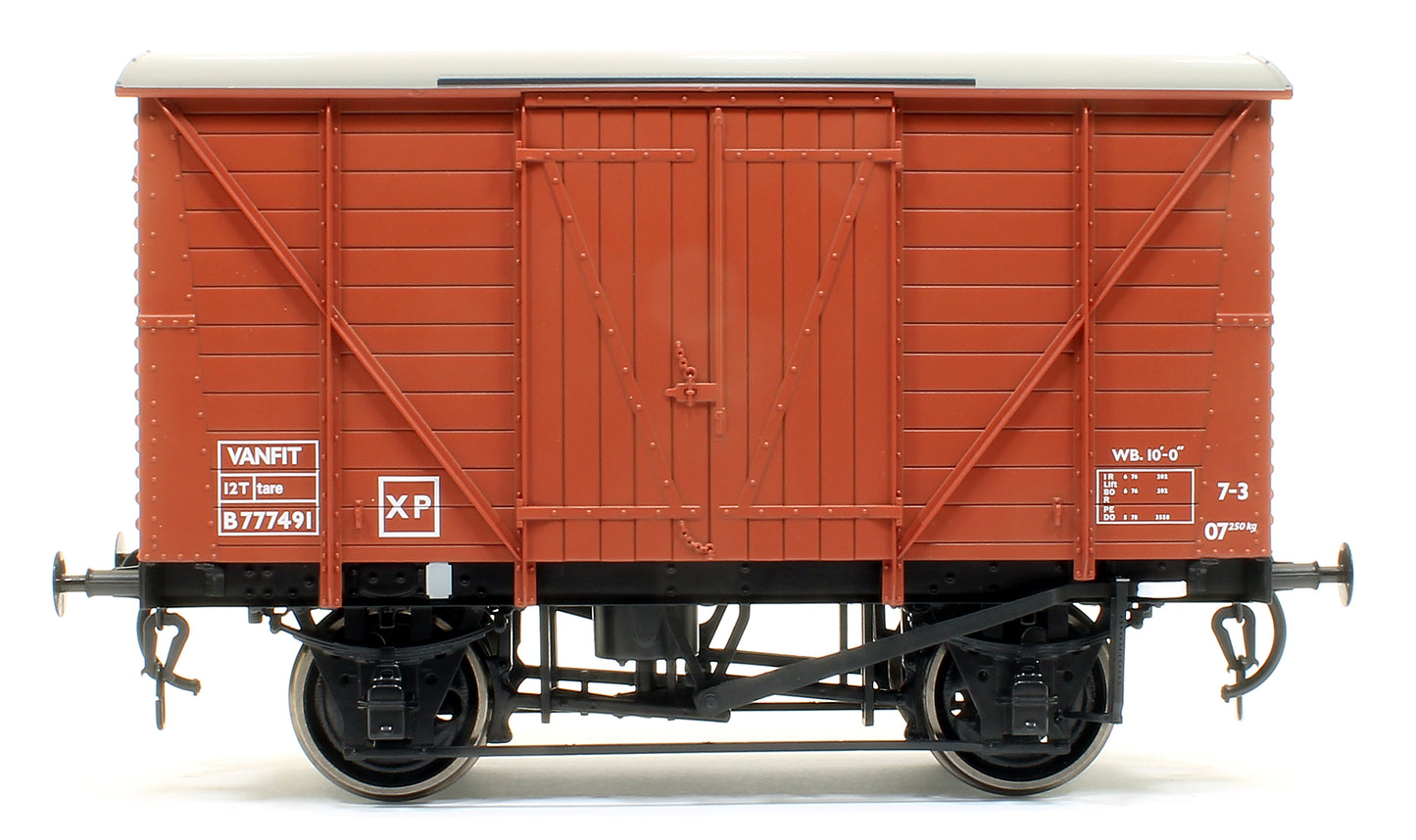 Pre-Owned BR Standard Planked Van Diagram 208 Bauxite B777491