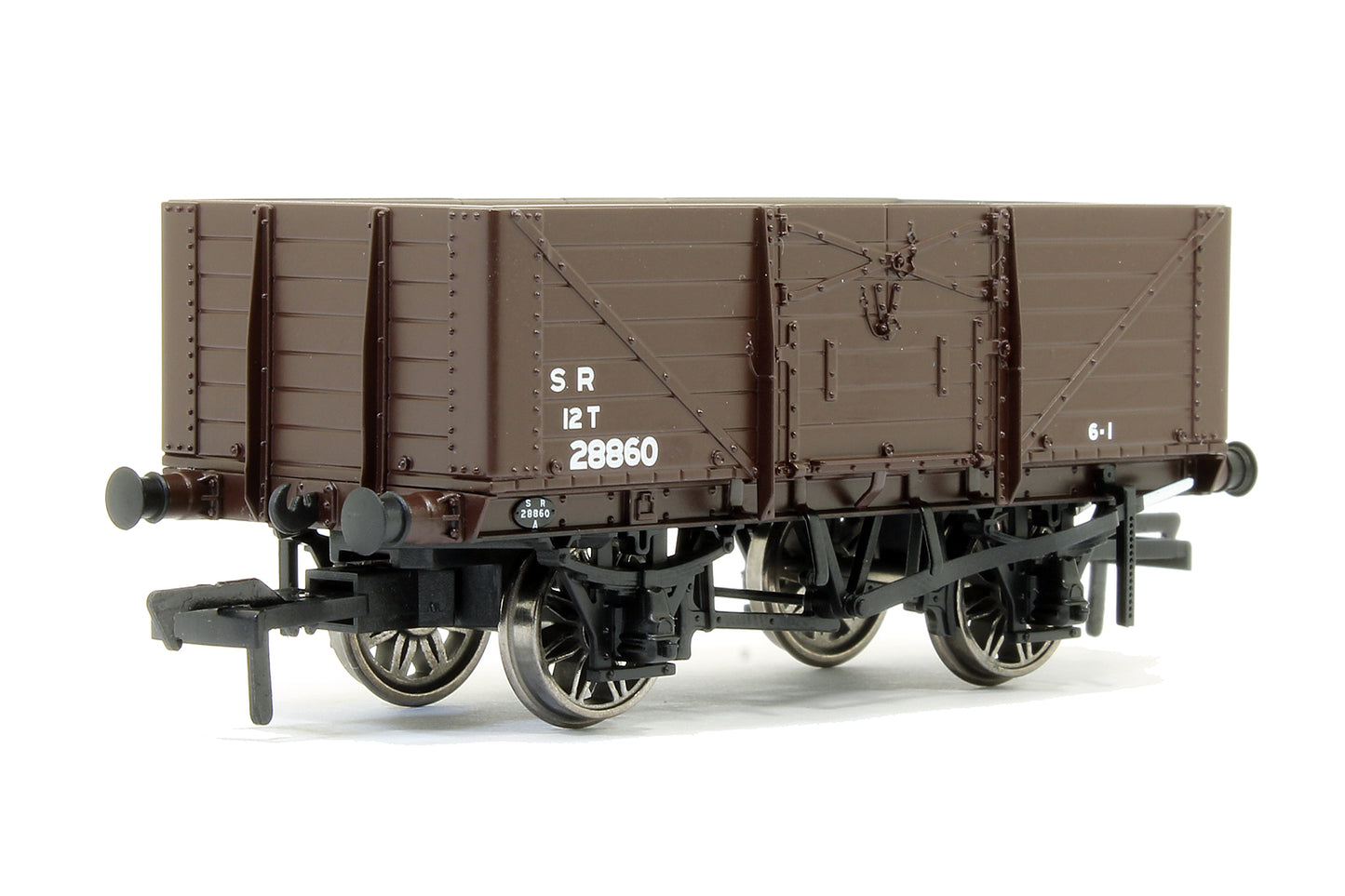 SECR 1355 7 plank Open Wagon - SR brown (post-1936) #28860