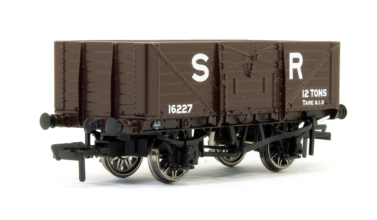 SECR 1355 7 plank Open Wagon - SR brown (pre-1936) #16227