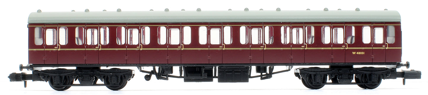 Pre-Owned BR Mk1 57ft 'Suburban' SO Second Open BR Maroon W48031