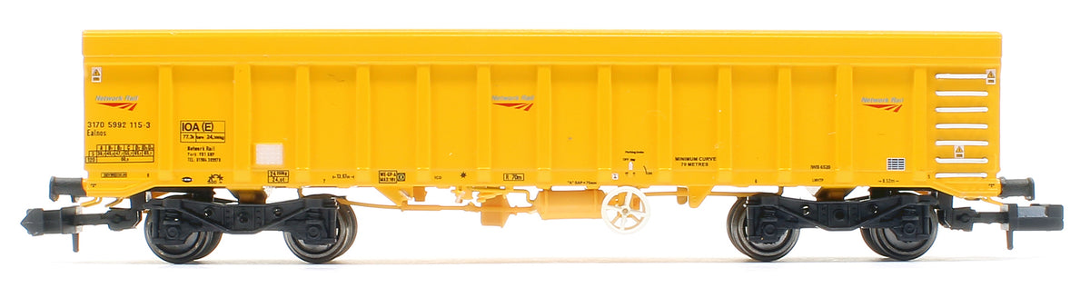 Pre-Owned IOA Ballast Wagon Network Rail Yellow 3170 5992 115-3