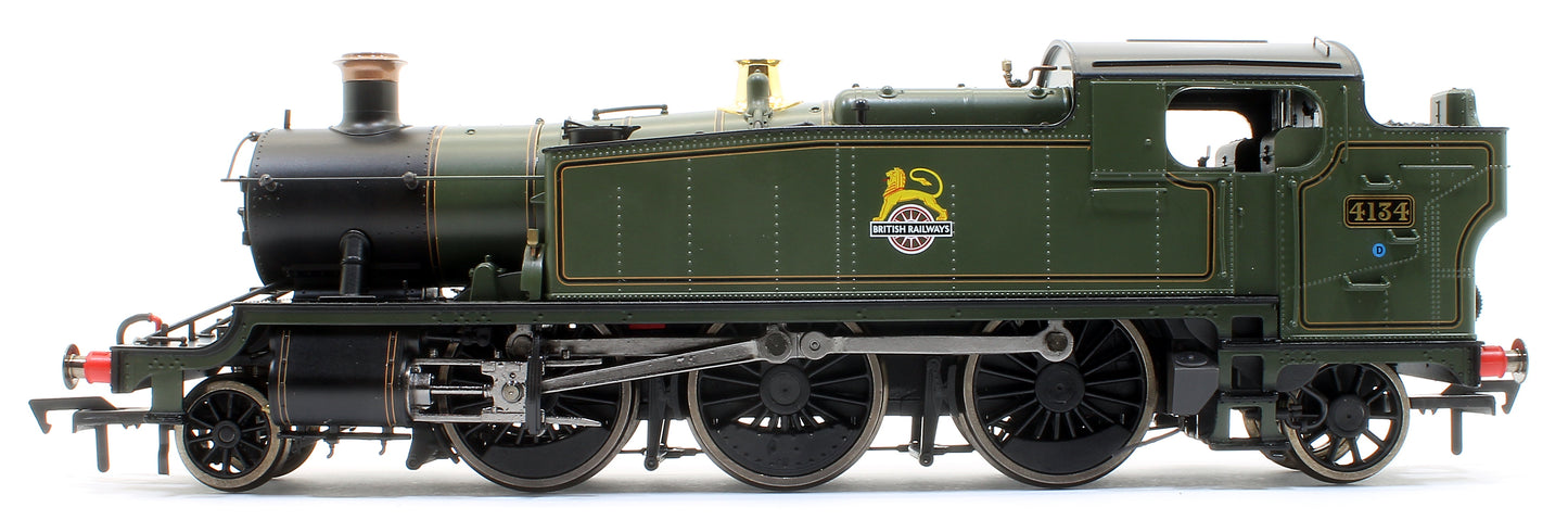 Large Prairie 2-6-2 Tank Locomotive #4134 Lined Green with early Lion & Wheel Crest (Bunker Steps)