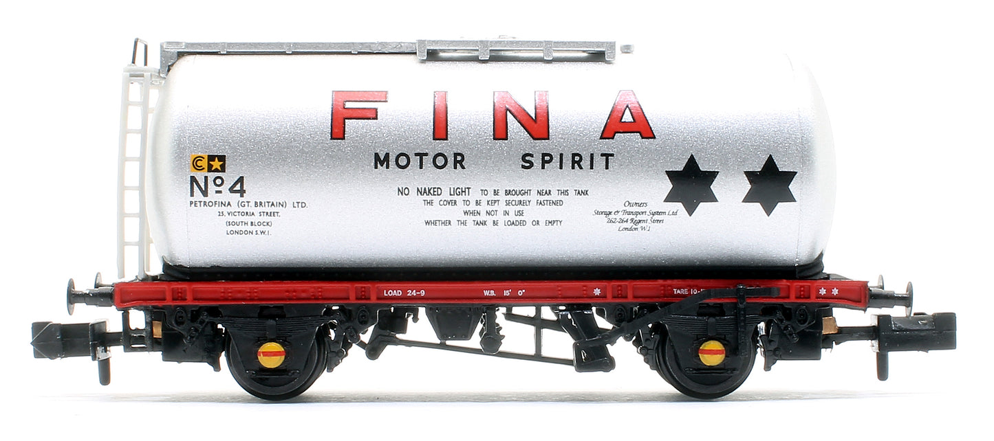 Pre-Owned BR 45T TTA Tank Wagon 'Fina' Silver No. 4