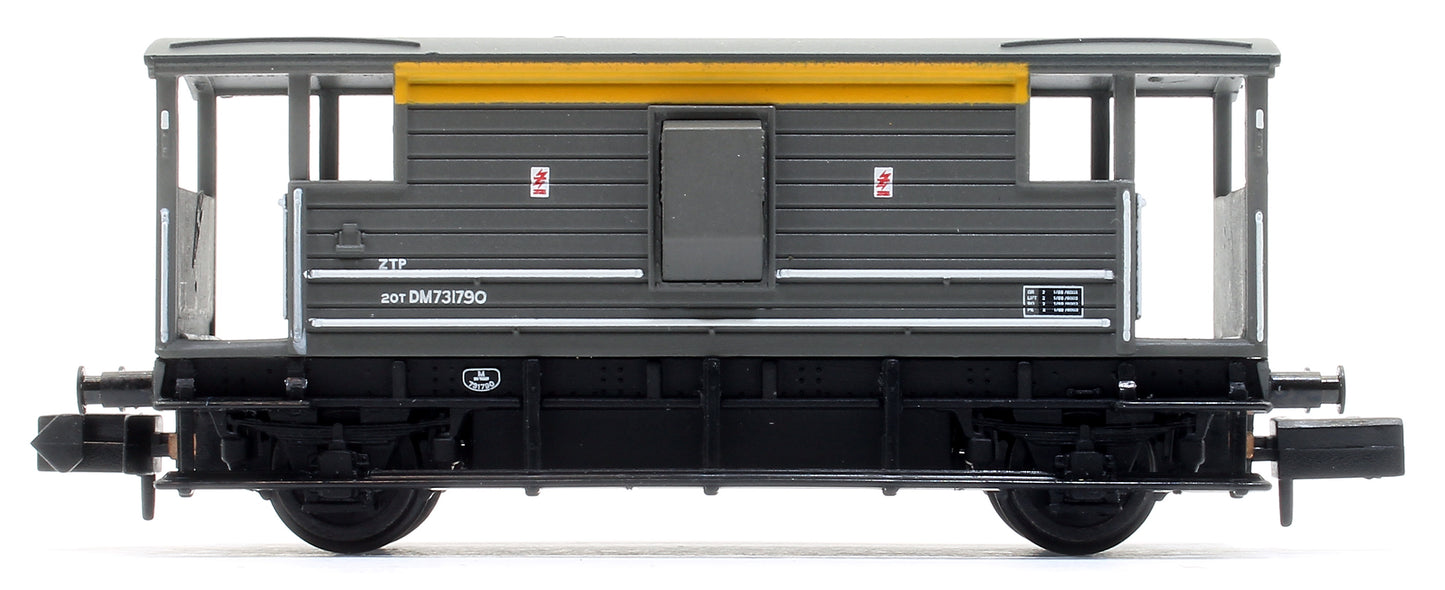Pre-Owned LMS 20T Brake Van BR Engineers Grey & Yellow No. DM731790