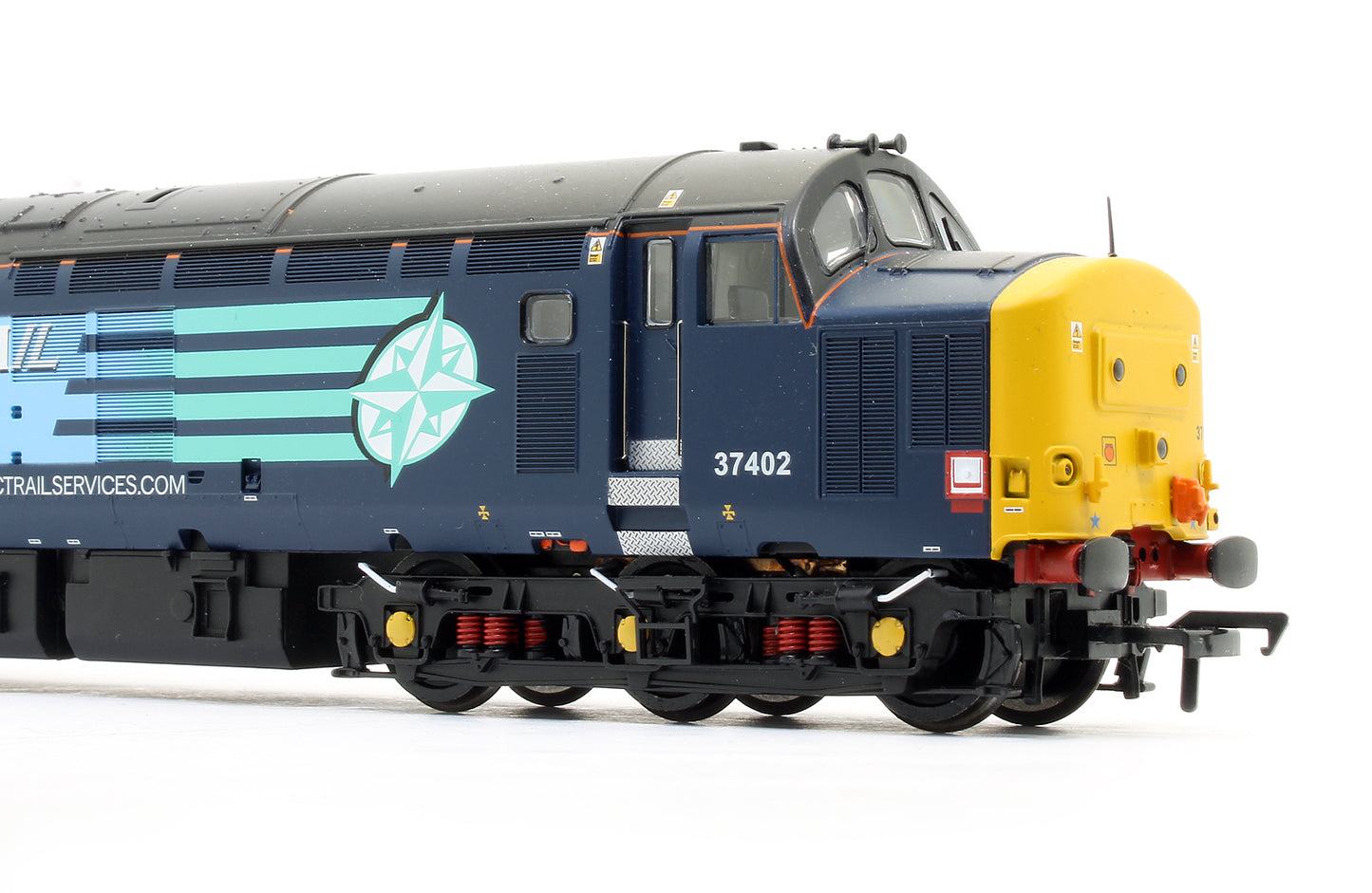 Pre-Owned 32-381M Class 37/4 37402 in Direct Rail Services (DRS) Compass Blue Diesel Locomotive
