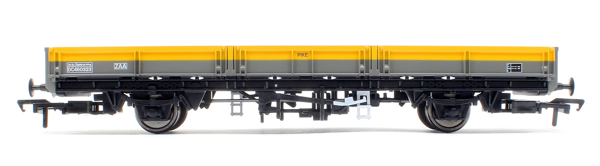 Pre-Owned BR ZAA 'Pike' Open Wagon BR Engineers Grey & Yellow No.460323