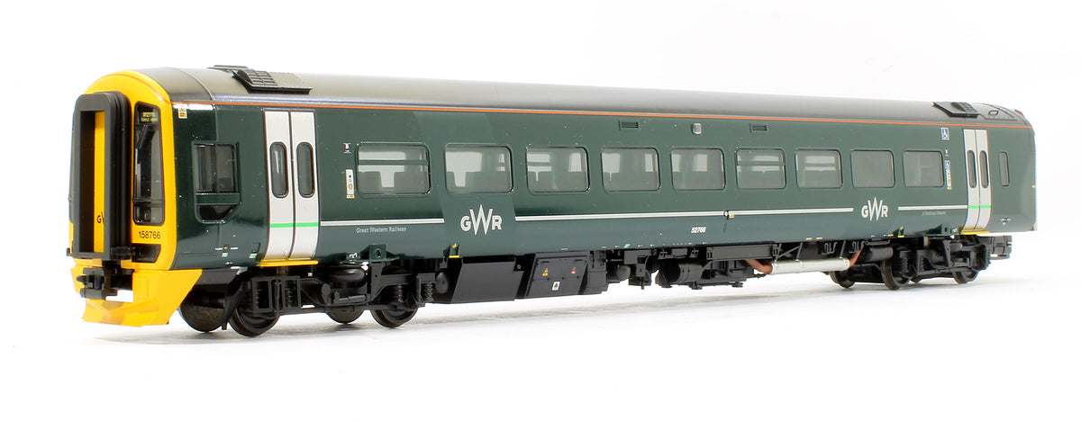 Pre-Owned Class 158 2 Car DMU 158766 GWR Green DCC Sound Fitted