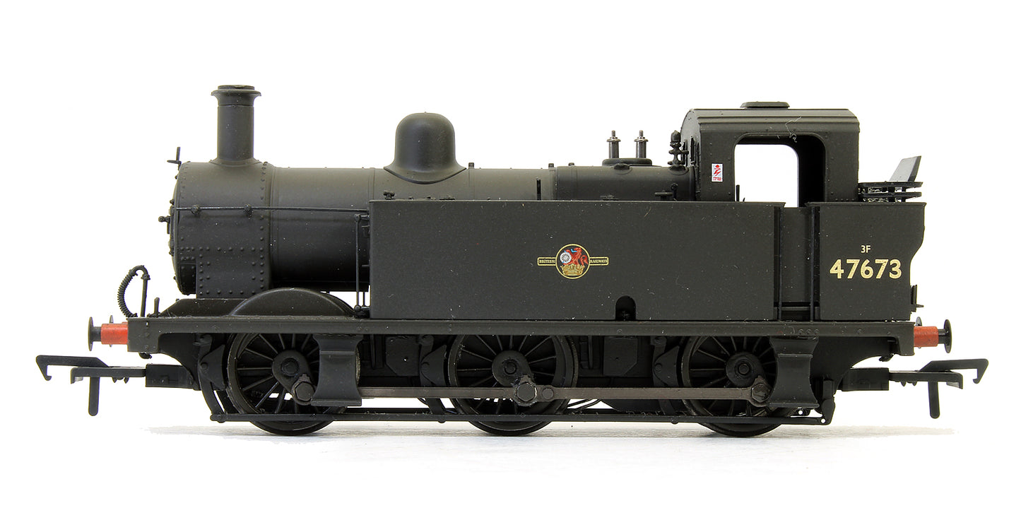 Pre-Owned Class 3F Fowler Jinty 47673 BR Black Late Crest Steam Locomotive (Weathered)