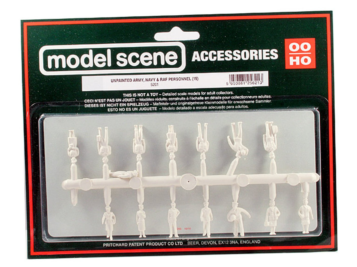 Unpainted Army, Navy and RAF Personnel