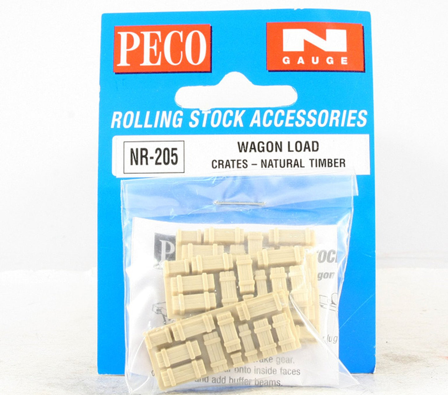 NR205 Crates, natural/timber colour Wagon Load (Pack of 4)