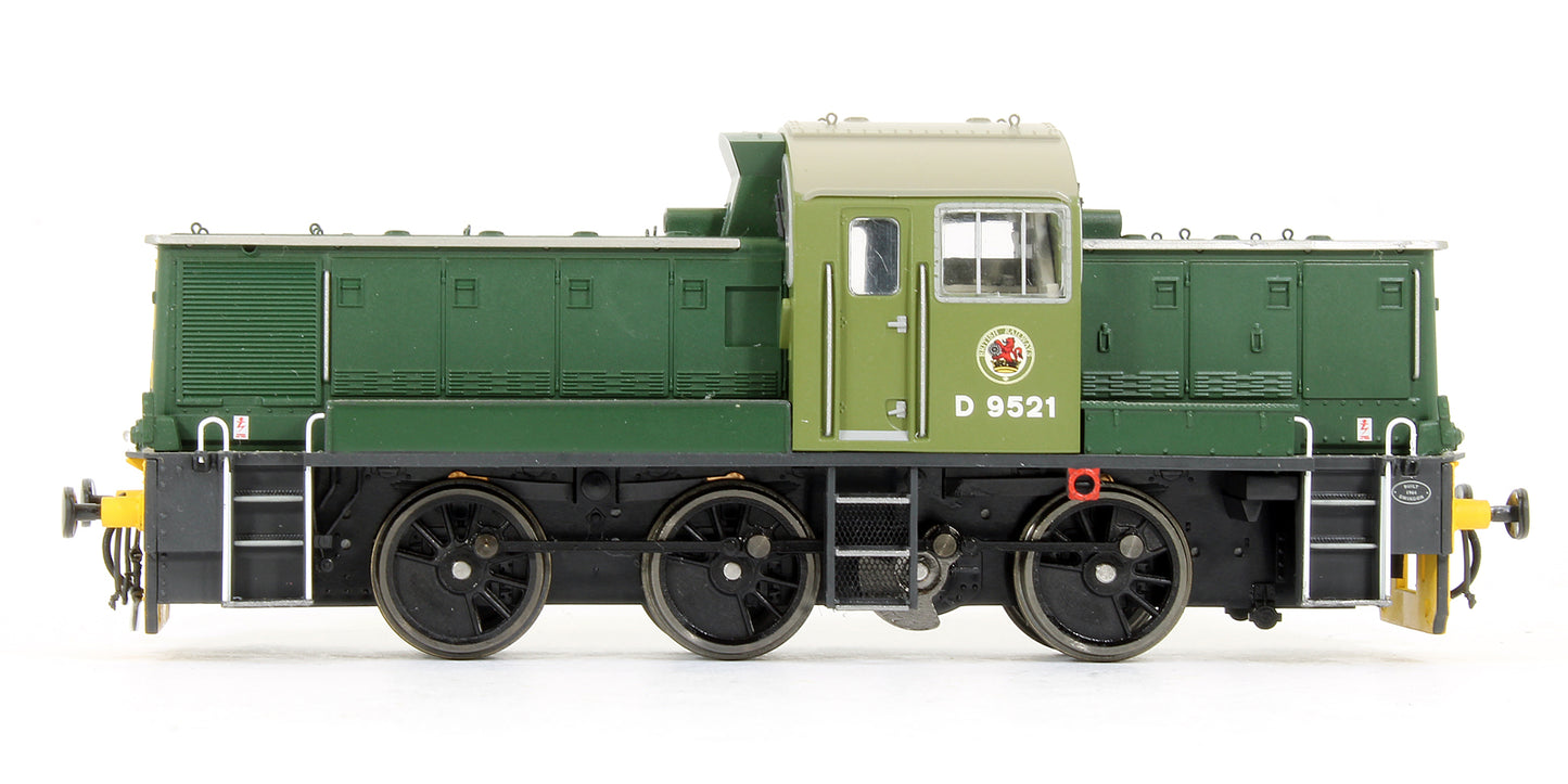 Pre-Owned 1404 Class 14 D9521 BR Green Diesel Locomotive