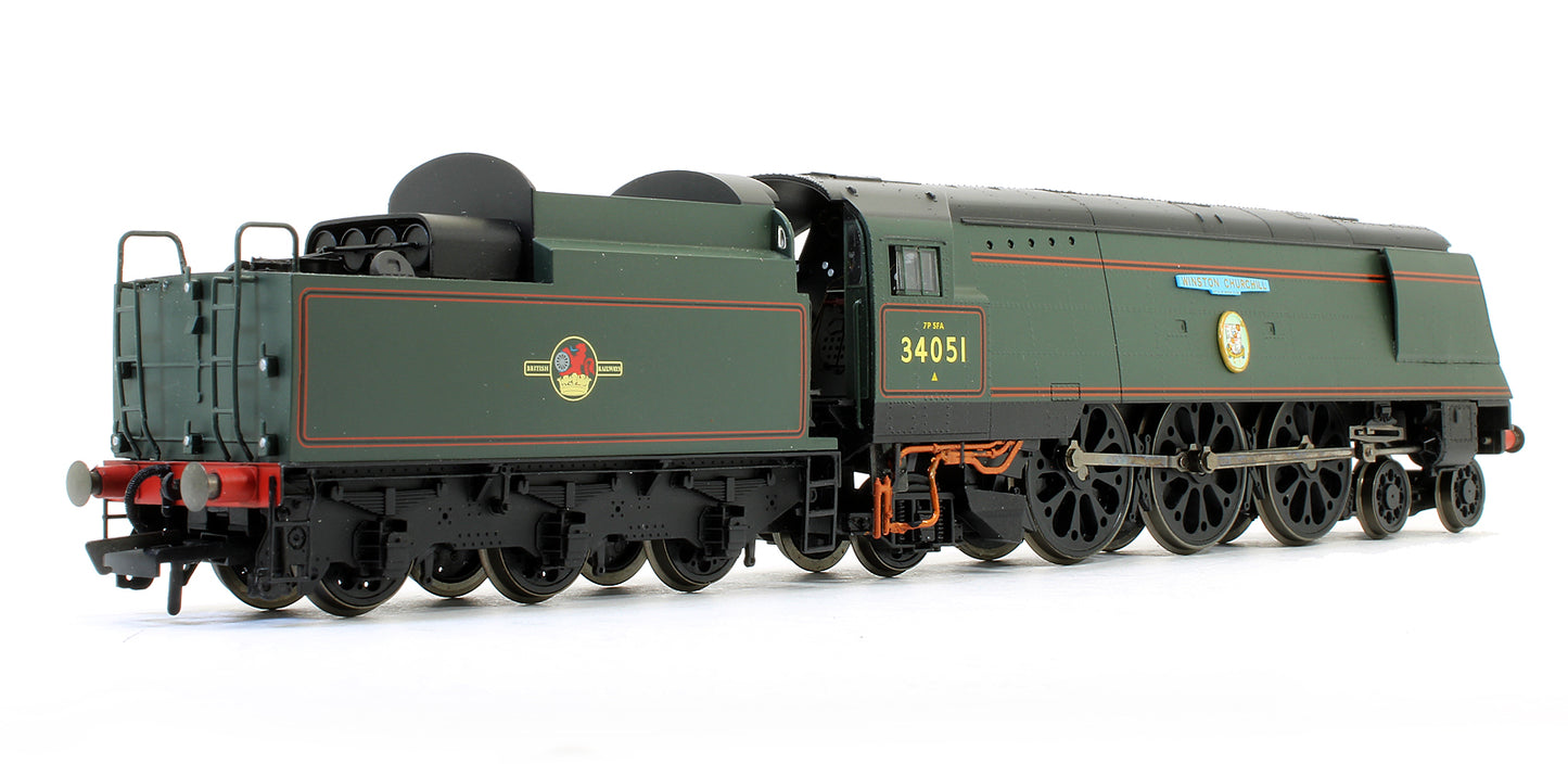 Pre-Owned R2385 BR 4-6-2 West Country Class 'Winston Churchill' Steam Locomotive