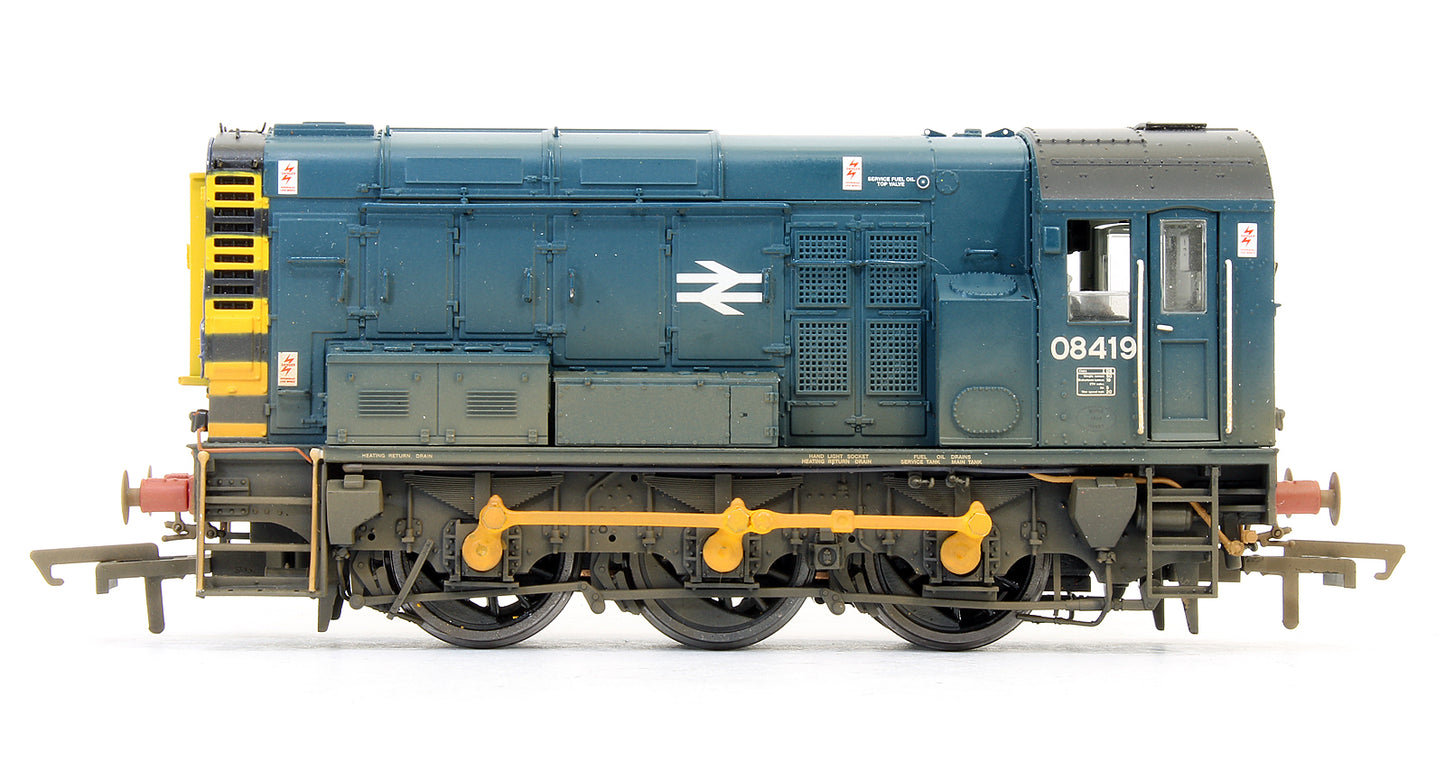 Pre-Owned Class 08419 BR Blue Diesel Shunter Locomotive (Weathered)