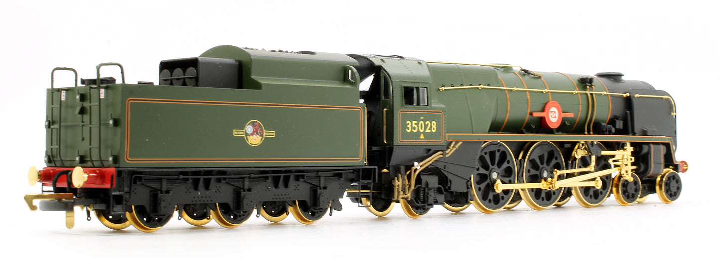 Pre-Owned BR Green Merchant Navy Class 'Clan Line' Centenary Year Limited Edition