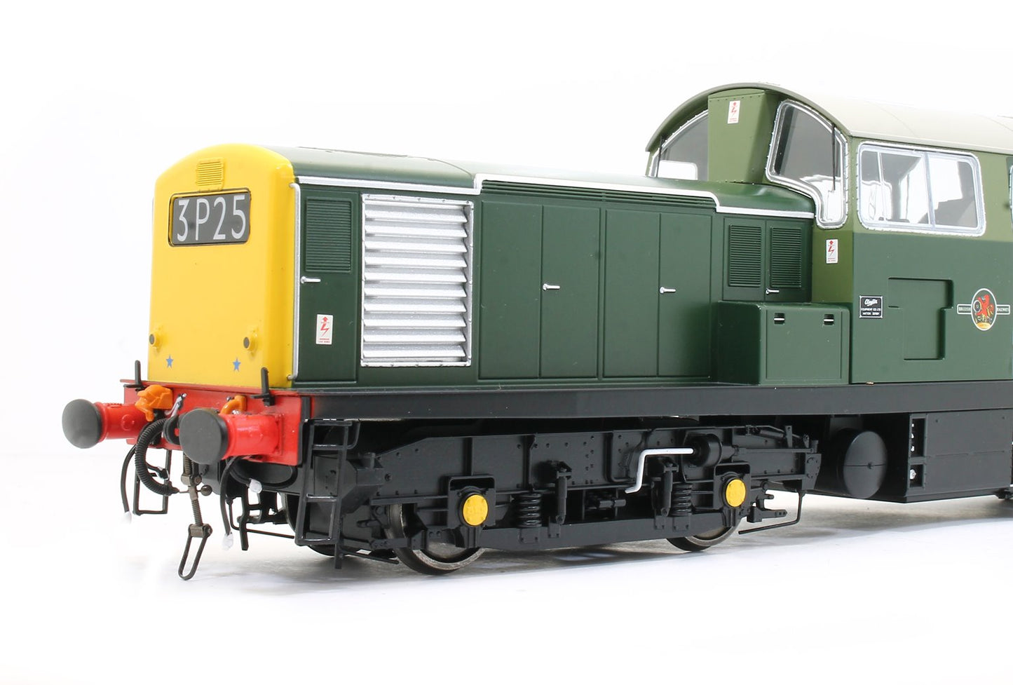 Class 17 Clayton BR green unnumbered (full yellow end) Diesel Locomotive