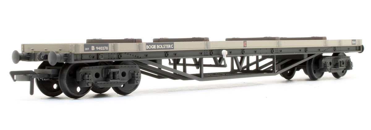Pre-Owned 30T Bogie Bolster BR Grey (Early) 940278 - Weathered
