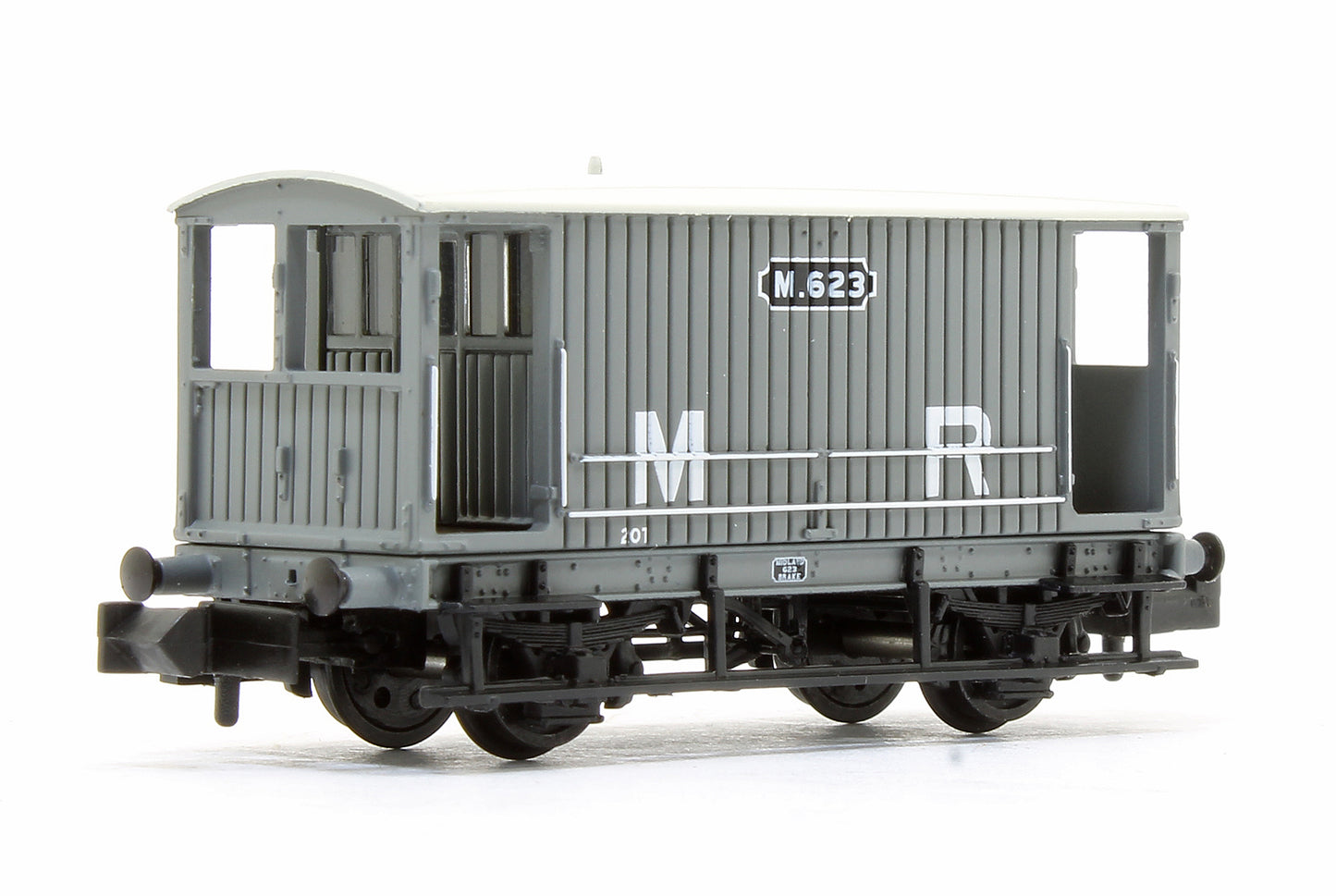 Midland 20 Ton Brake Van MR Grey No.623