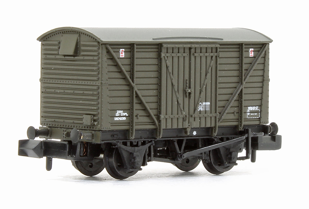 Pre-Owned BR 12T Ventilated Van Planked Sides BR Departmental Olive Green 761319