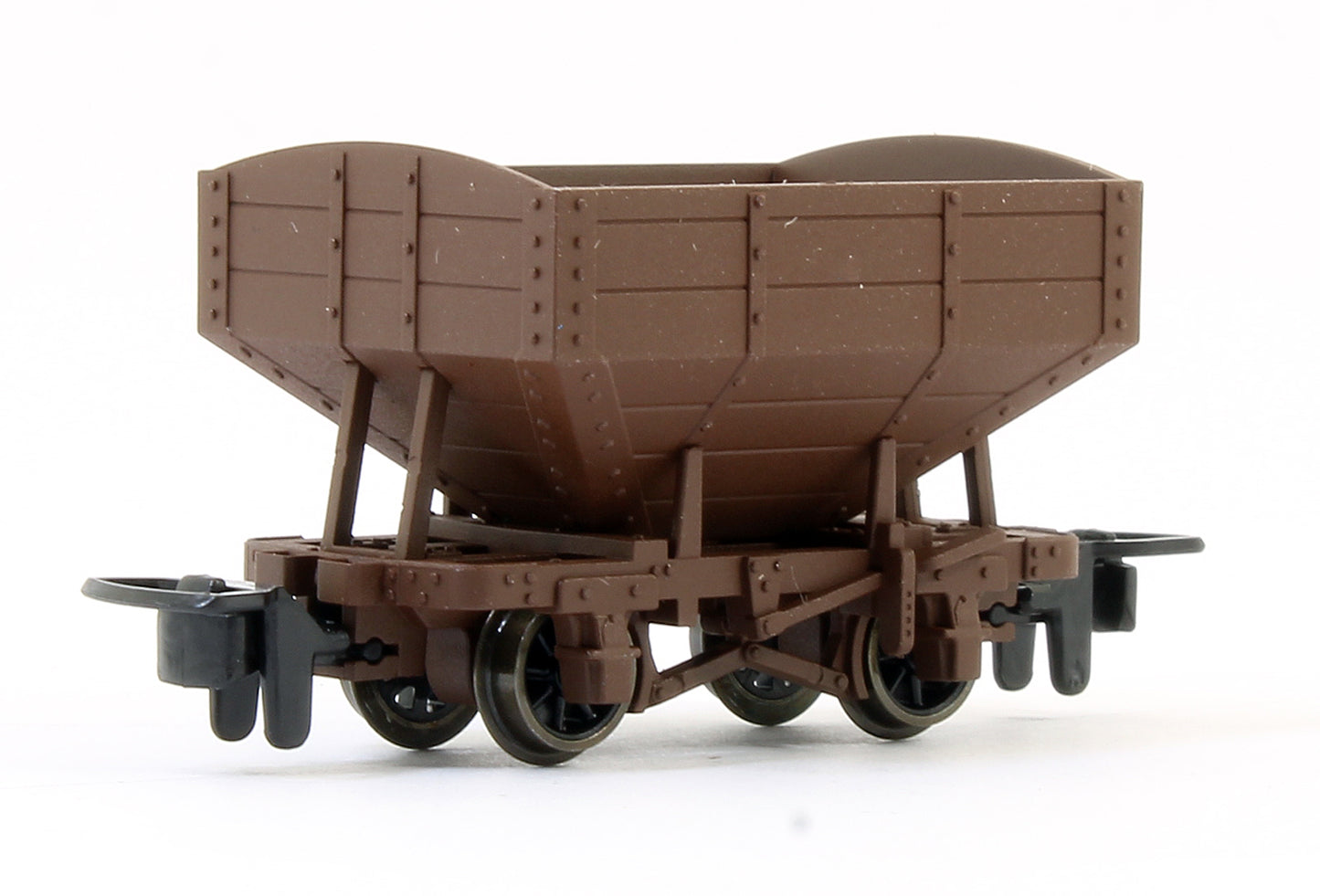 Pre-Owned GLT OO-9 Snailbeach District Railway 4-wheel Hopper Wagon - plain brown