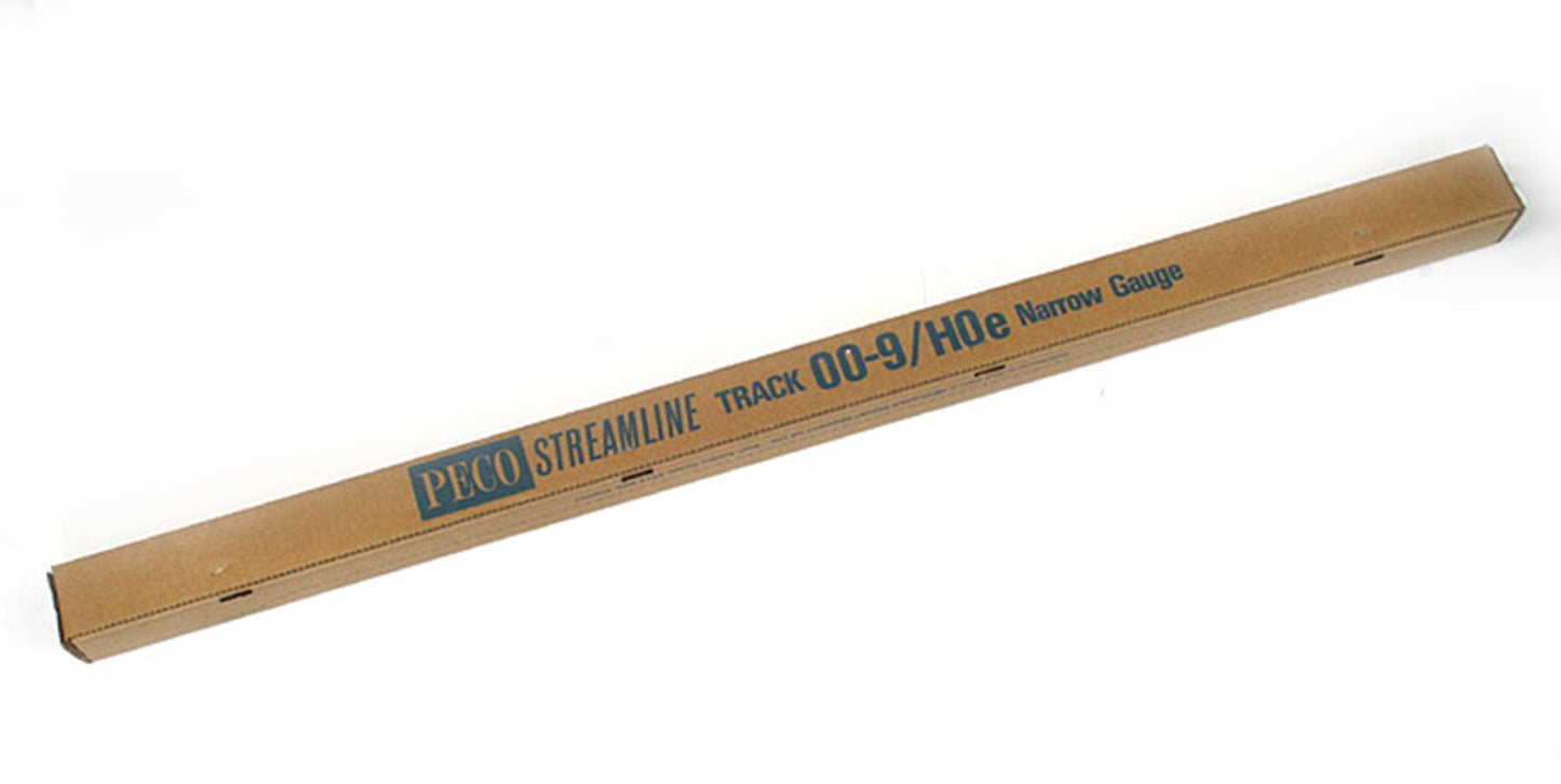 SL404 25 Yards OO9 - Code 80 - Streamline Mainline Wooden Sleeper Nickel Silver Flexible Track (25 Pieces Boxed)