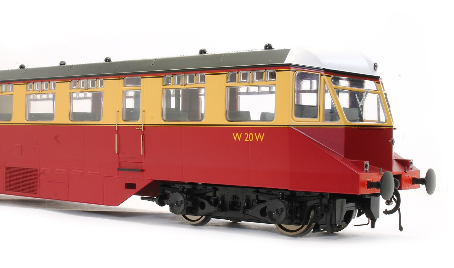 GWR AEC ‘Razor Edge Railcar BR crimson/cream (Black Roof & White Cab Roofs) No.W20W Diesel Locomotive