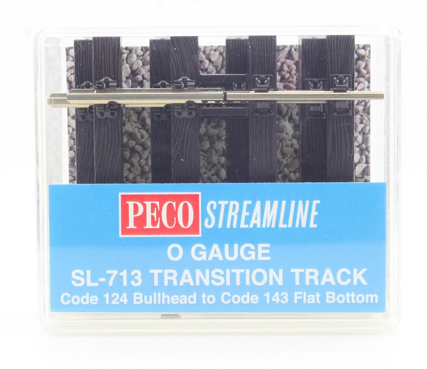 Peco SL-713 - Code 143 - O Gauge Transition Track