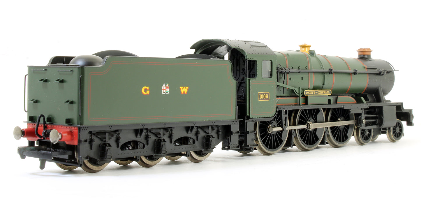 Pre-Owned R2937 RailRoad GWR 4-6-0 'County Of Cornwall' 1006 Steam Locomotive