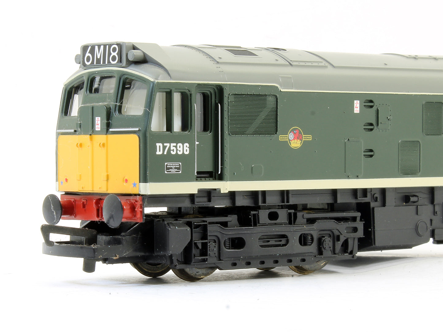 Pre-Owned BR Bo-Bo Green Class 25 'D7596' Diesel Locomotive