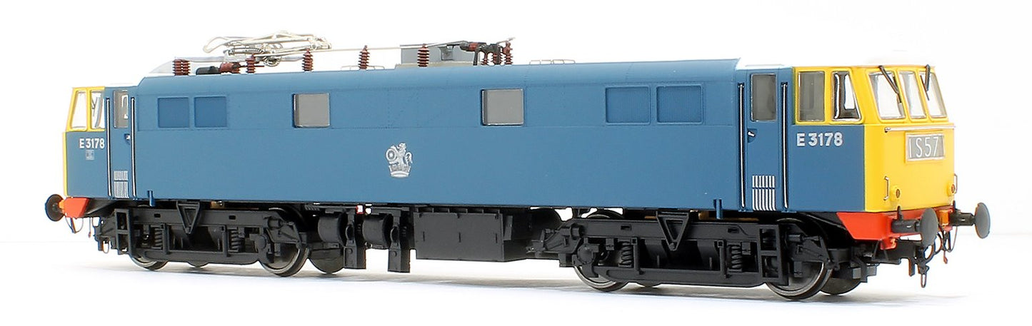 Class 86/0 'AL6' Bo-Bo Electric Locomotive BR Blue E3178 with full yellow ends, white cab roof and red bufferbeams