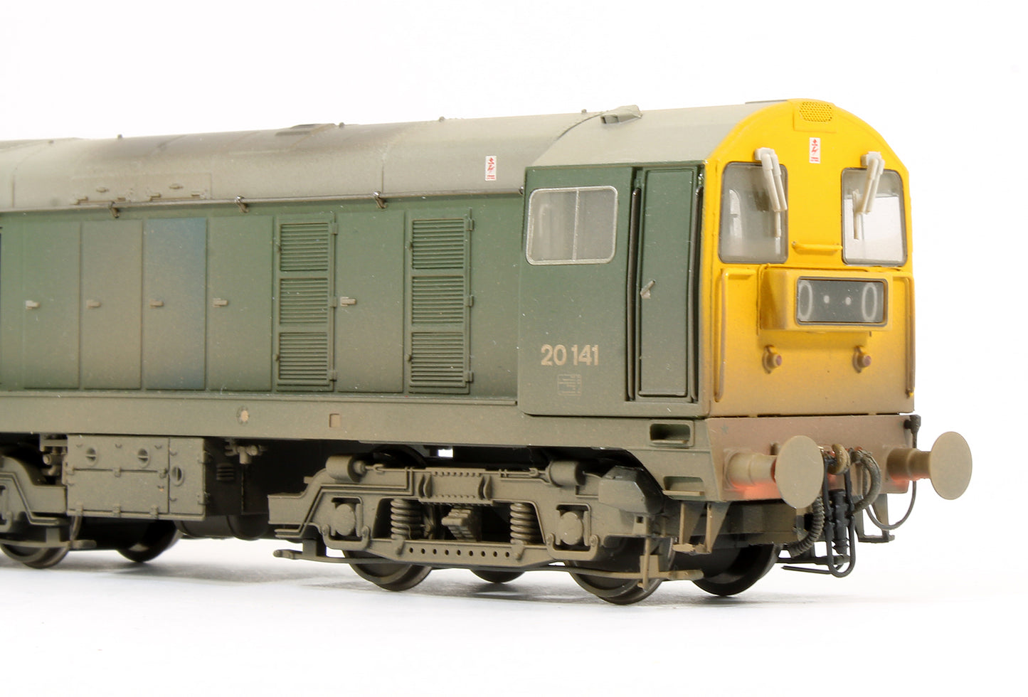 Pre-Owned Class 20141 BR Green Full Yellow End Diesel Locomotive - Weathered