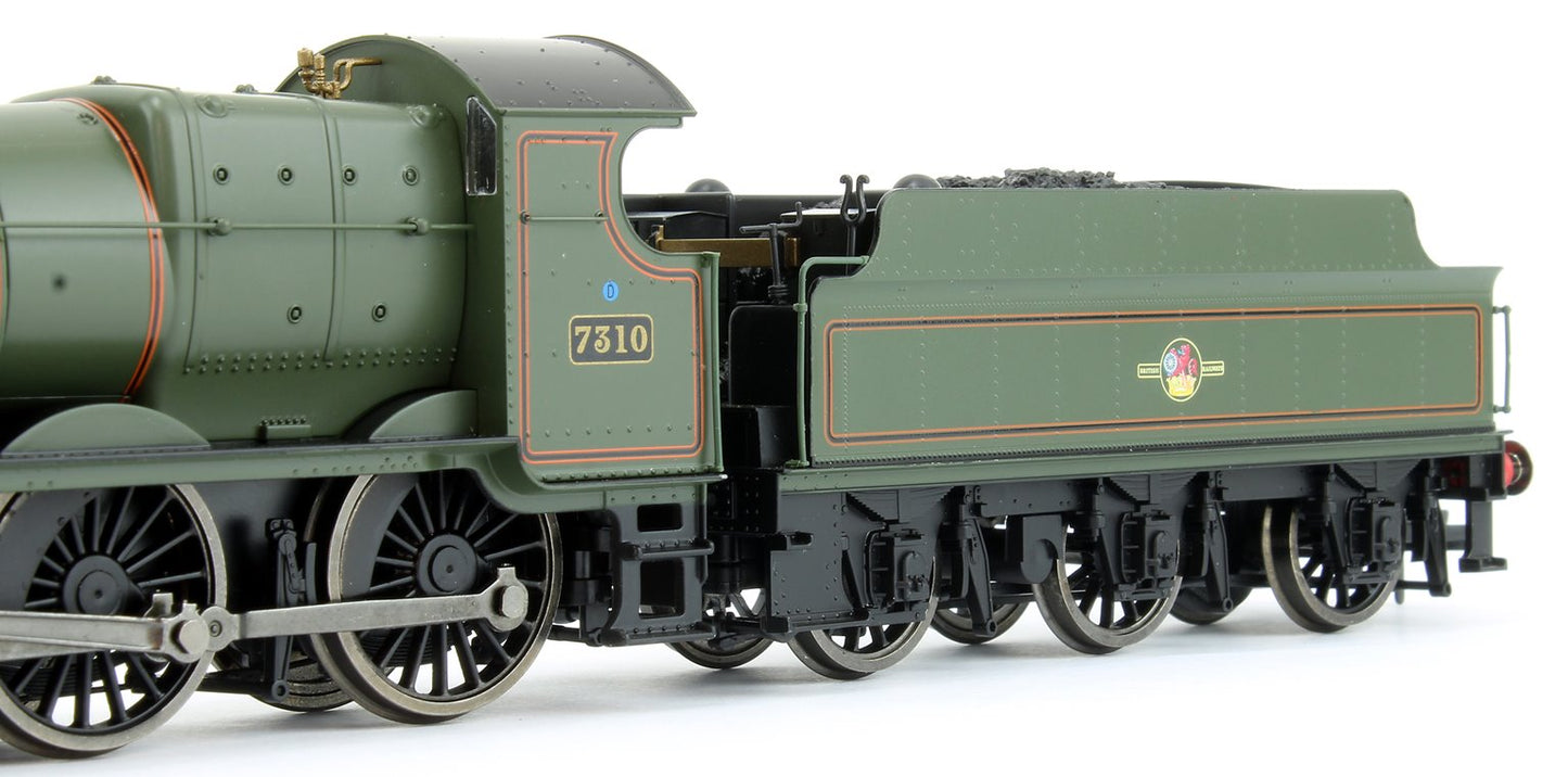 GWR Mogul 2-6-0 Locomotive #7310 in Lined Green with Late Crest (BR)