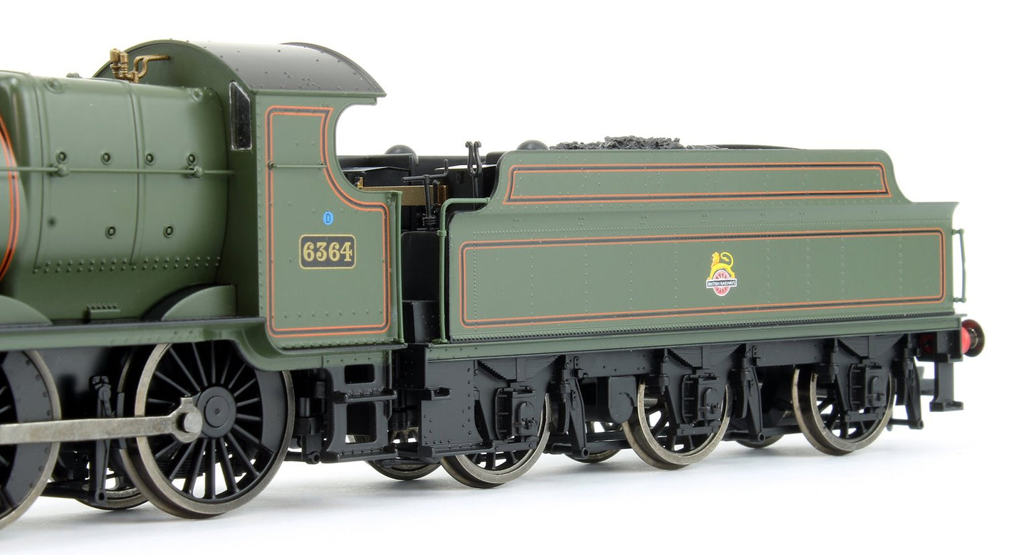 GWR Mogul 2-6-0 Locomotive #6364 in Lined Green with early Lion & Wheel Crest (BR)