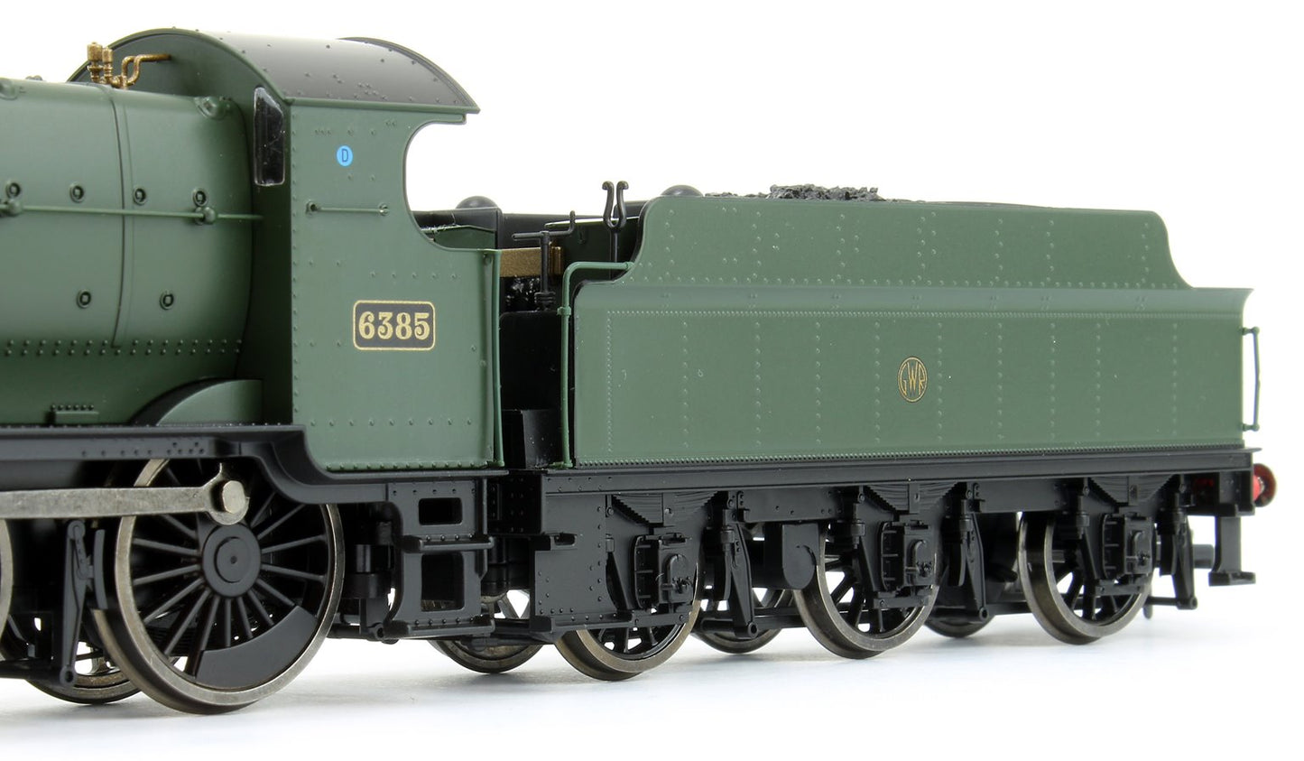 GWR Mogul 2-6-0 Locomotive #6385 Green with Shirt Button Roundel