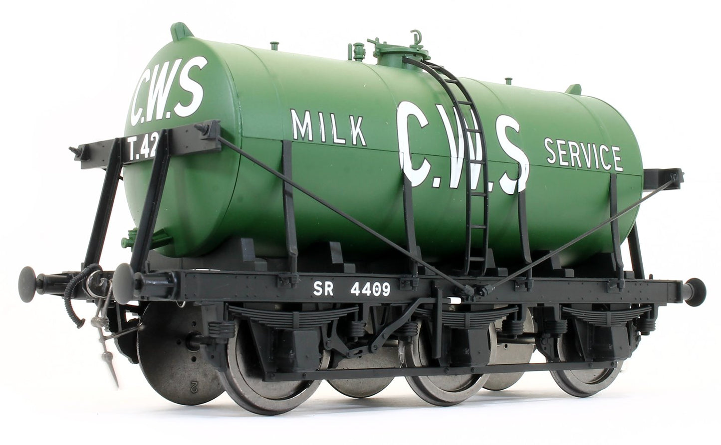 Pre-Owned 6 Wheel Milk Tanker CWS Green 4409