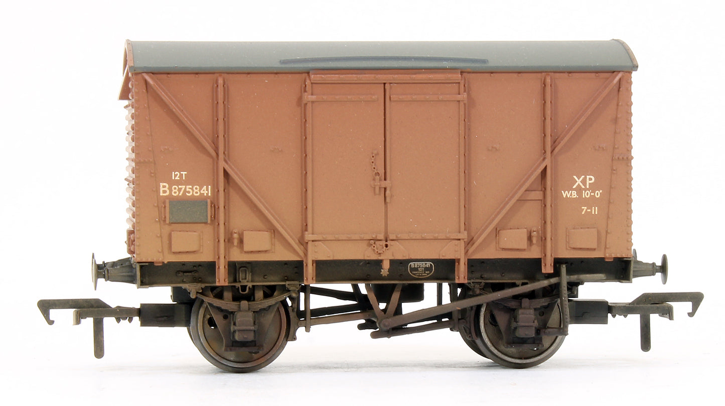Pre-Owned 38-185 Set Of 3 Plywood Fruit Vans BR Bauxite (Weathered)